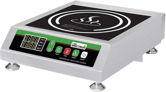 Spectrum Commercial Countertop Induction Cooker, 120V, 1800W
