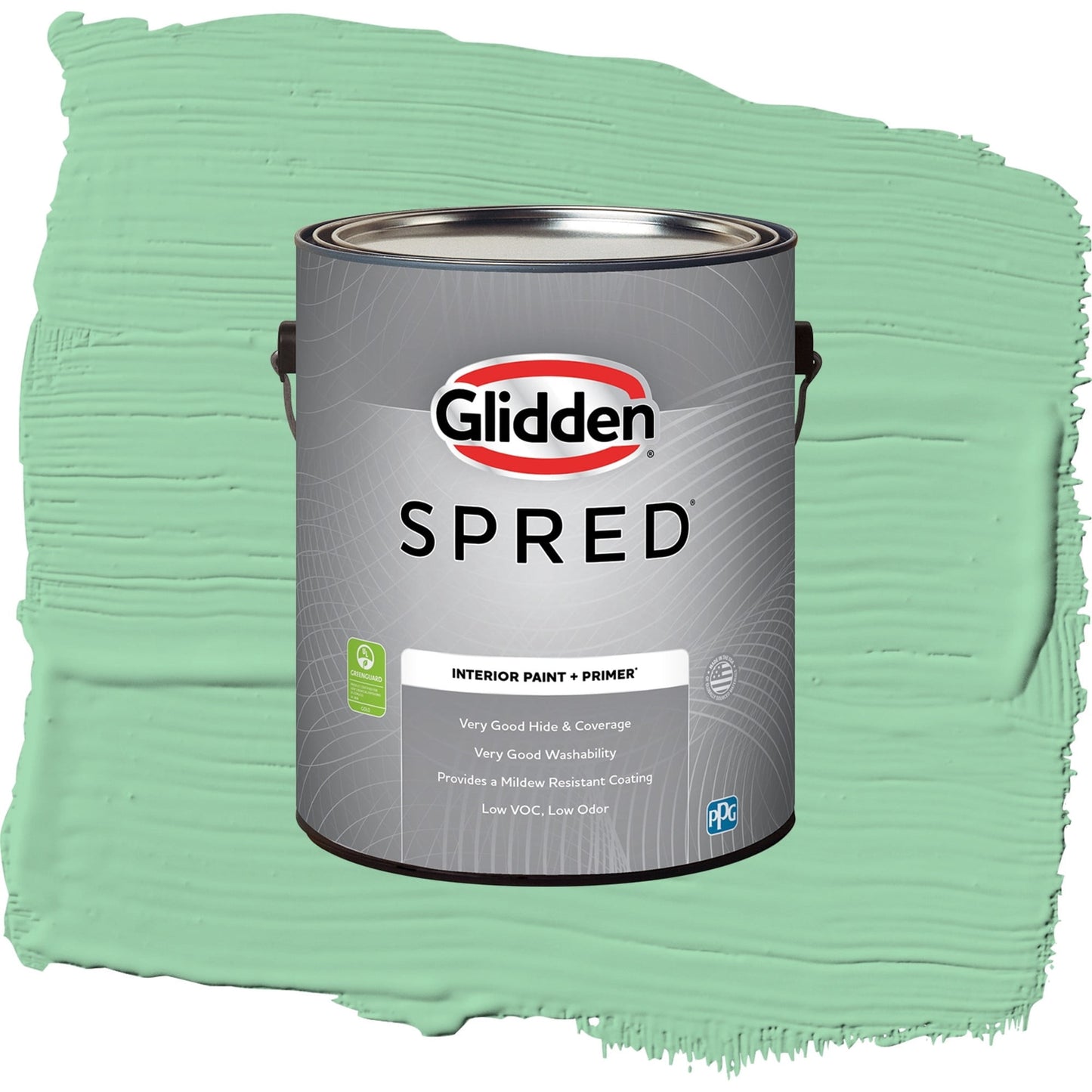 Spred Heath Green Interior Paint + Primer Semi Gloss , 1 Gallon