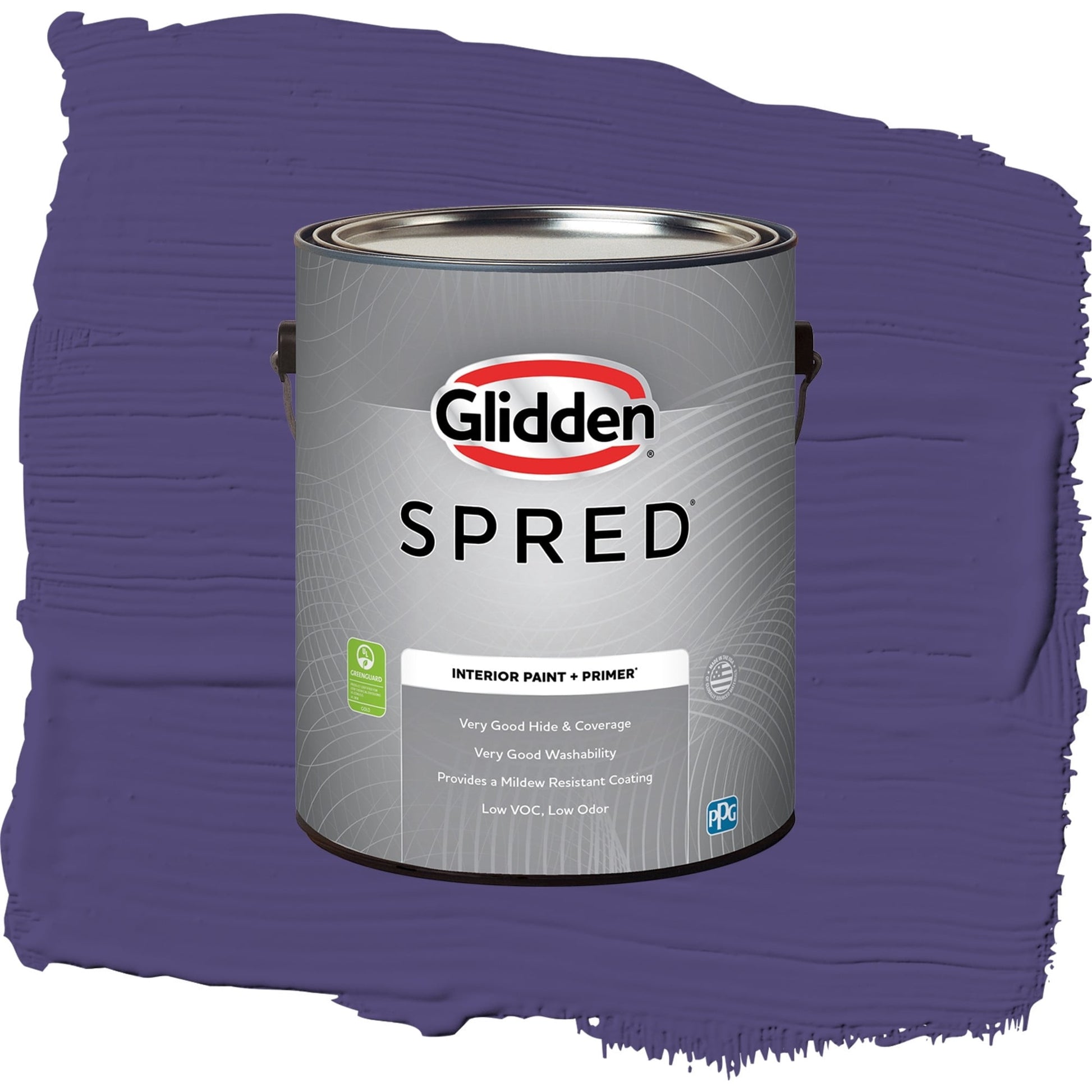 Spred Imperial Purple Interior Paint + Primer Flat , 1 Gallon