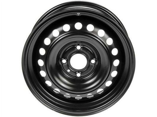 Steel Wheel - 16 Inch - Black - Compatible with 2007 - 2012 Nissan Sentra 2008 2009 2010 2011