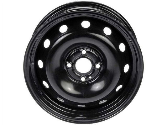 Steel Wheel - Black - 15 Inch - Compatible with 2005 - 2010 Chevy Cobalt 2006 2007 2008 2009