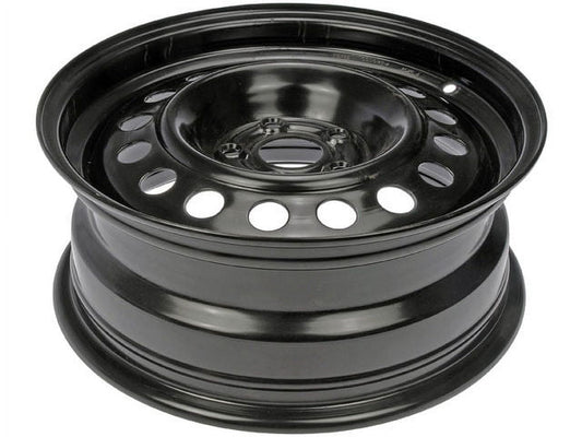 Steel Wheel - Black - 15 Inch - Compatible with 2009 - 2019 Toyota Corolla 2010 2011 2012 2013 2014 2015 2016 2017 2018