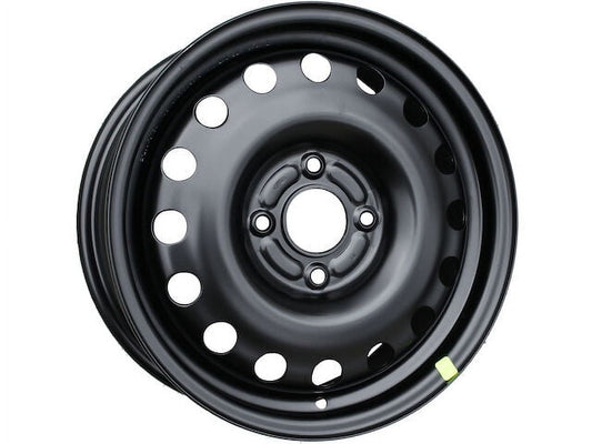 Steel Wheel - Black - 15 x 6 Inch - Compatible with 2004 - 2011 Ford Focus 2005 2006 2007 2008 2009 2010
