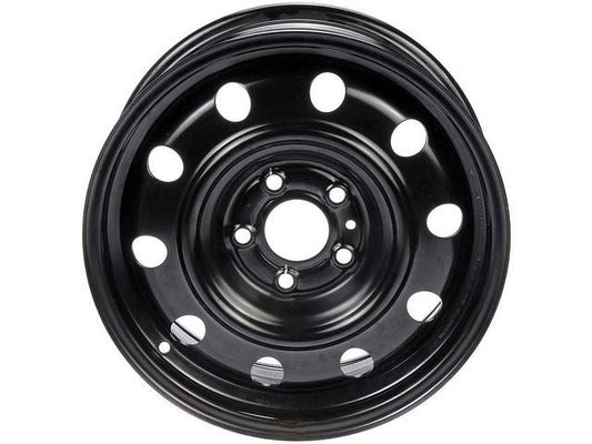 Steel Wheel - Black - 16 Inch - Compatible with 2008 - 2010 Dodge Avenger 2009
