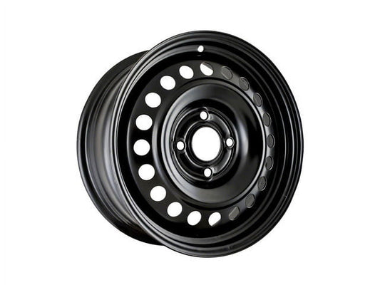 Steel Wheel - Black - 16 x 6.5 Inch - 4 Lug - 20 Hole - Compatible with 2007 - 2012 Nissan Sentra 2008 2009 2010 2011
