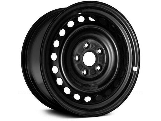 Steel Wheel - Black - 16 x 7 Inch - 20-Hole - 5-Lug - Compatible with 2015 - 2017 Toyota Camry 2016