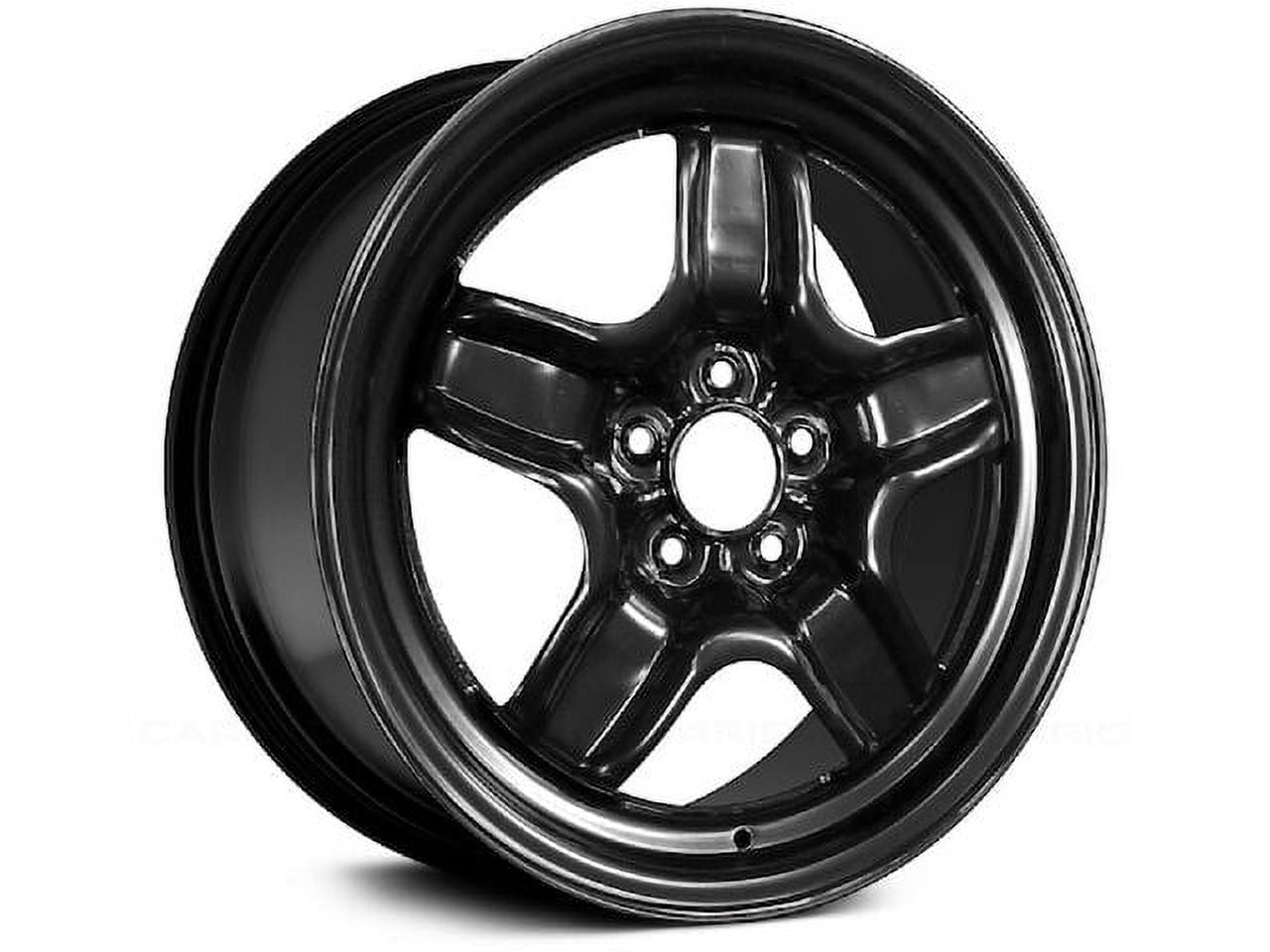 Steel Wheel - Black, 17 x 7 Inch - Compatible with 2007 - 2010 Pontiac G6 2008 2009