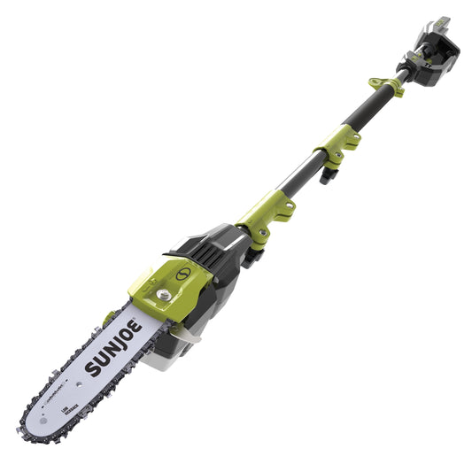 Sun Joe iON100V-10PS-CT 100-Volt iONPRO Cordless Modular Pole Chain Saw, 10-Inch, Tool Only