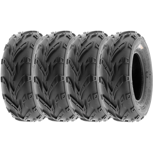 SunF All Terrain ATV UTV Quad Mini Bike Tires 145x70/6 6PR A004 (Set of 4 )