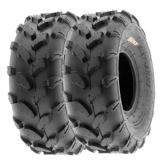 SunF All Terrain ATV UTV Quad Mini Bike Tires 18x7-8 18x7x8 6 PR A003 (Pair of 2)