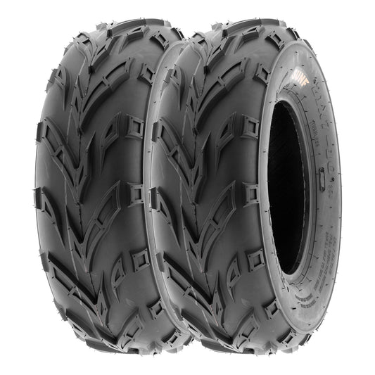 SunF All Terrain ATV UTV Quad Mini Bike Tires 19x7-8 19x7x8 6 PR A004 (Pair of 2)