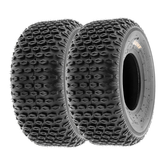 SunF All Terrain ATV UTV Quad Mini Bike Tires 19x7-8 19x7x8 6 PR A012 (Pair of 2)
