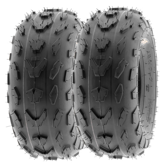 SunF All Terrain ATV UTV Quad Mini Bike Tires 20x7-8 20x7x8 6 PR A007 (Pair of 2)