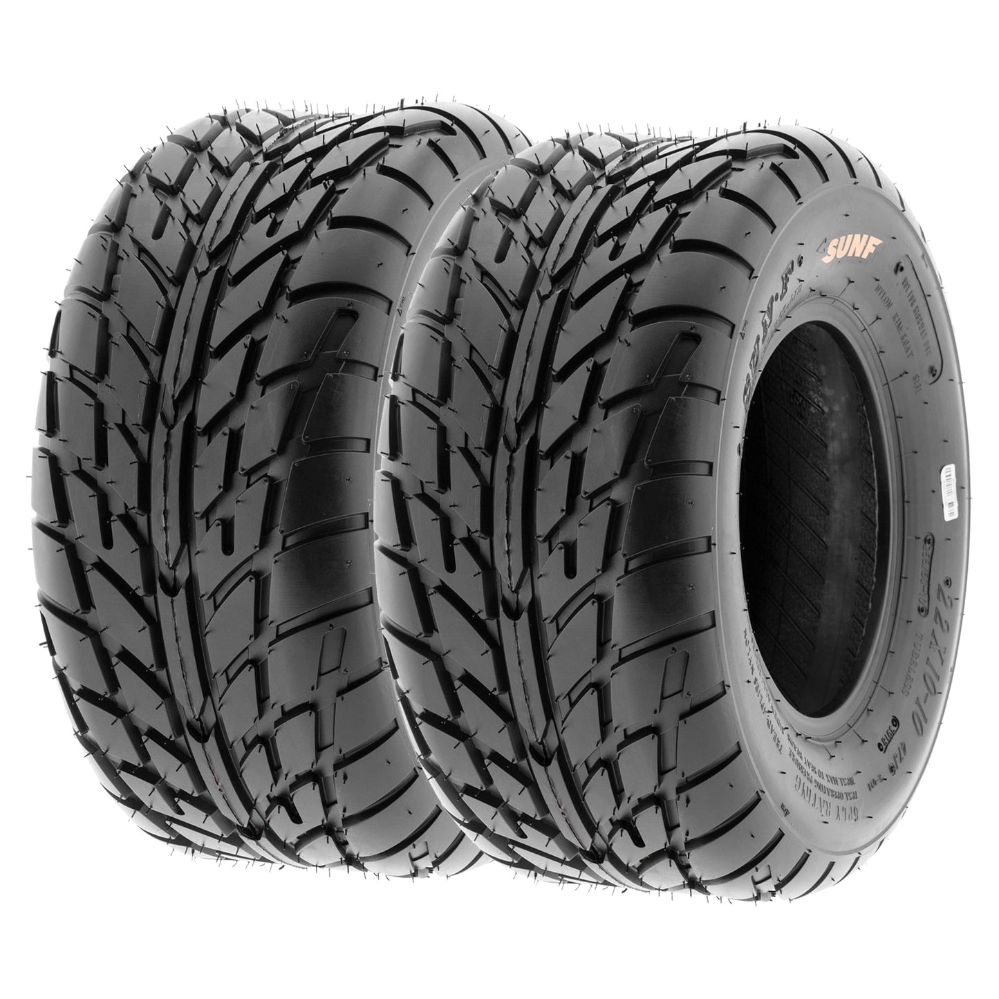 SunF All Terrain ATV UTV Quad Sport Tires 20x10-9 20x10x9 6 PR A021 (Pair of 2)