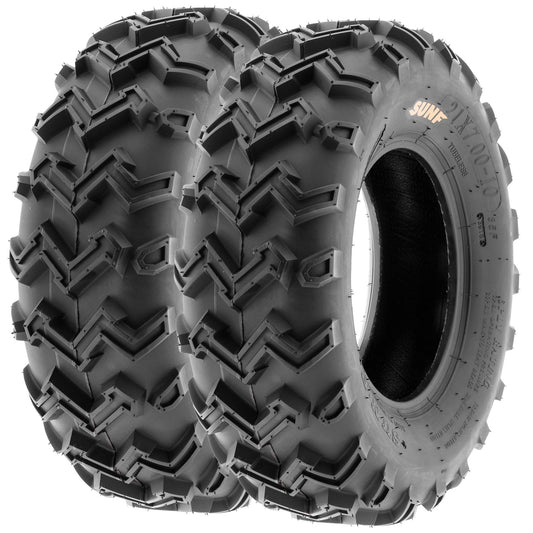 SunF All Terrain ATV UTV Quad Tires 21x7-10 21x7x10 6 PR A001 (Pair of 2)