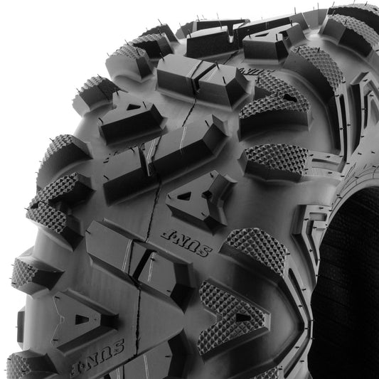 SunF All Terrain ATV UTV Quad Tires 25x10-12 25x10x12 6 PR A033 (Single)