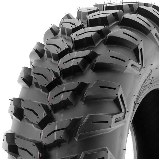 SunF All Terrain ATV UTV Quad Tires 25x8R12 25x8x12 6 PR A043 (Single)