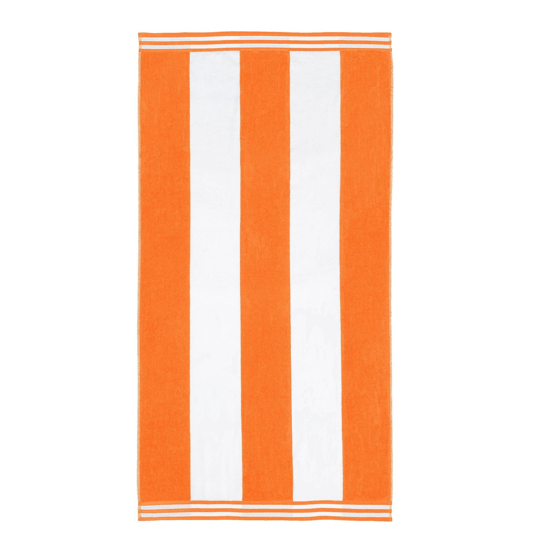 Superior Cabana Striped 4-Piece Oversized Cotton Beach Towel Set, Dark Green