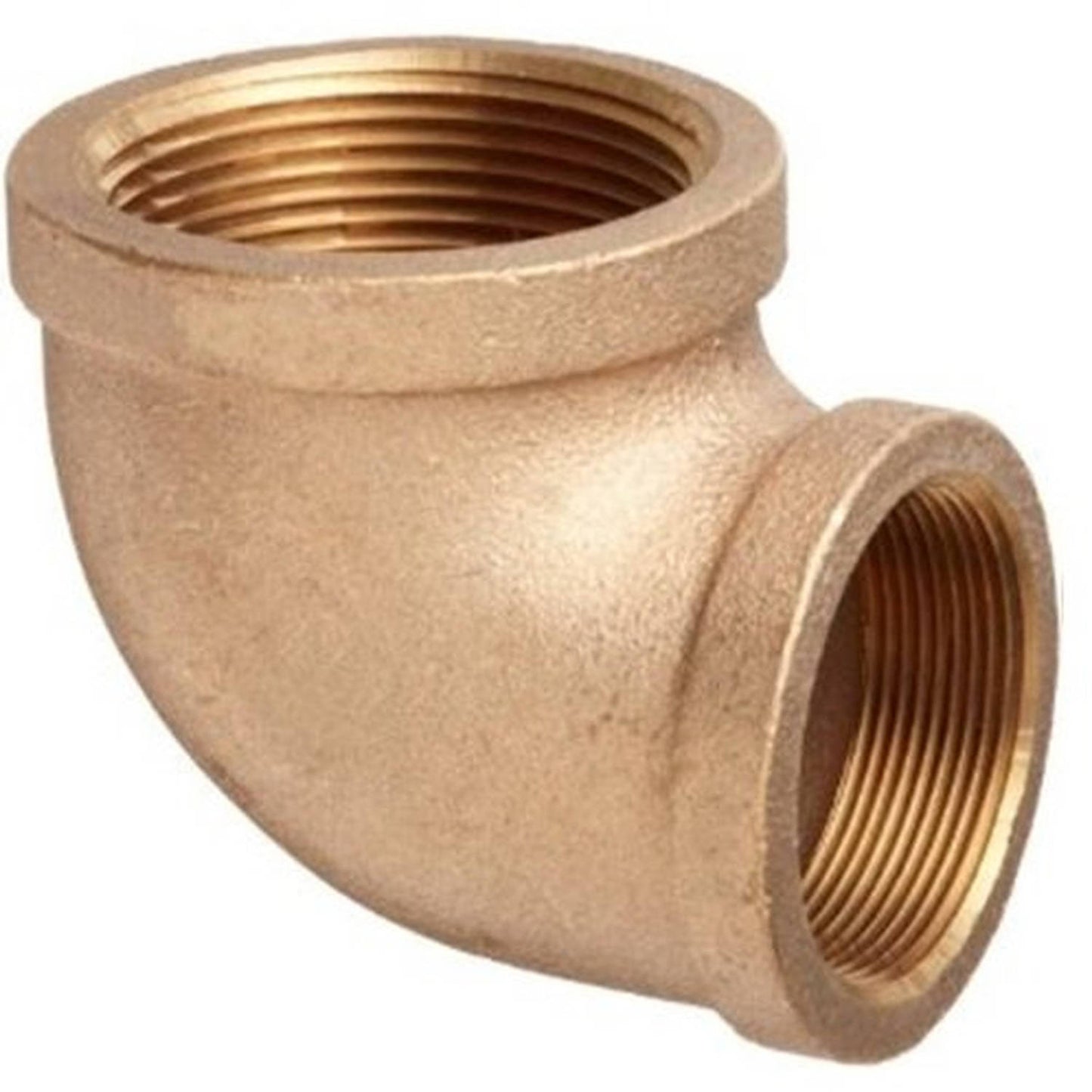 Supply Giant BRRL2003-NL 2" x 1-1/4" Brass 90-Degree Reducing Elbow, Lead Free