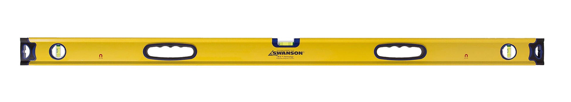 Swanson Tool Co 48" Aluminum Pro Grade Magnetic Box Beam Level Pro Series, Model BBL48M