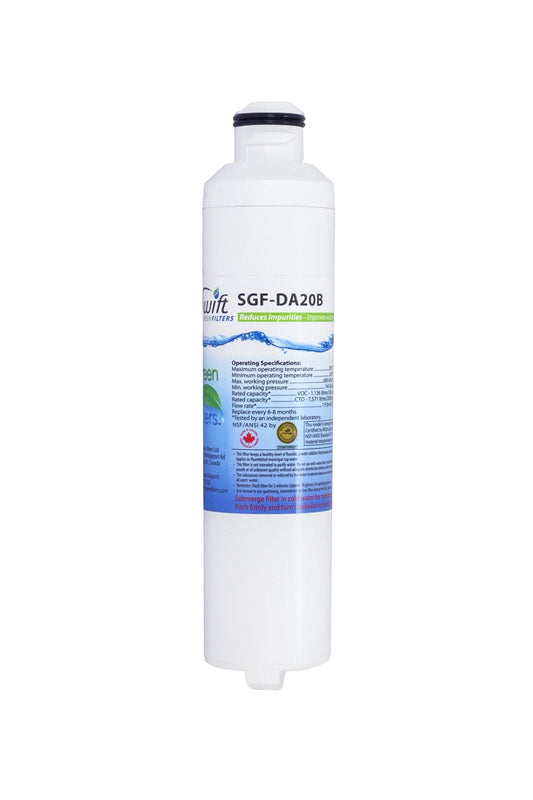 Swift Green Filters SGF-DA20B Replacement Water Filter for Samsung DA29-0020B, DA2900019A, DA2900020A- 3 Pack