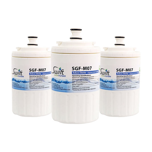 Swift Green Filters SGF-M07 Filtro de Agua de Repuesto para Maytag UKF7003,UKF7001,EDR7D1,Filtro 7-paquete de 3