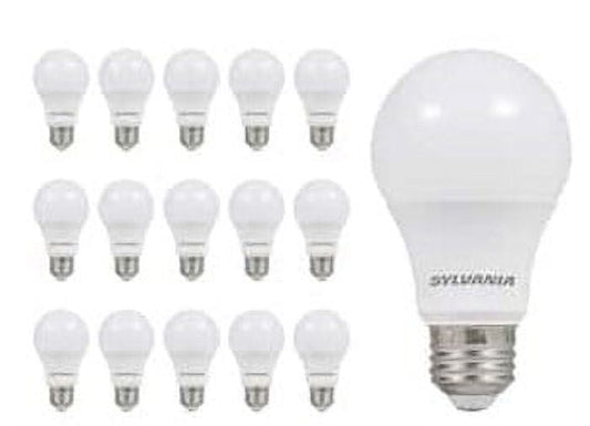 Sylvania Everyday LED Light Bulbs, A19 100 Watts, E26, Soft White, 16 pack - Value Pack