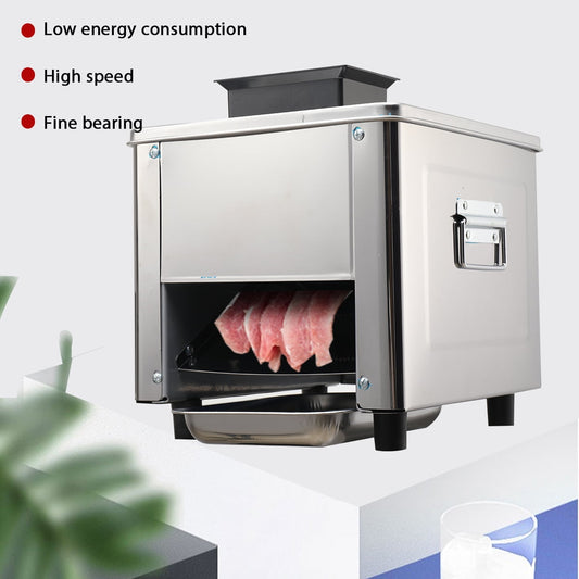 TABODD Electric Meat Cutting Machine Commercial Meat Cutter 3.5 mm Blade Space 850W