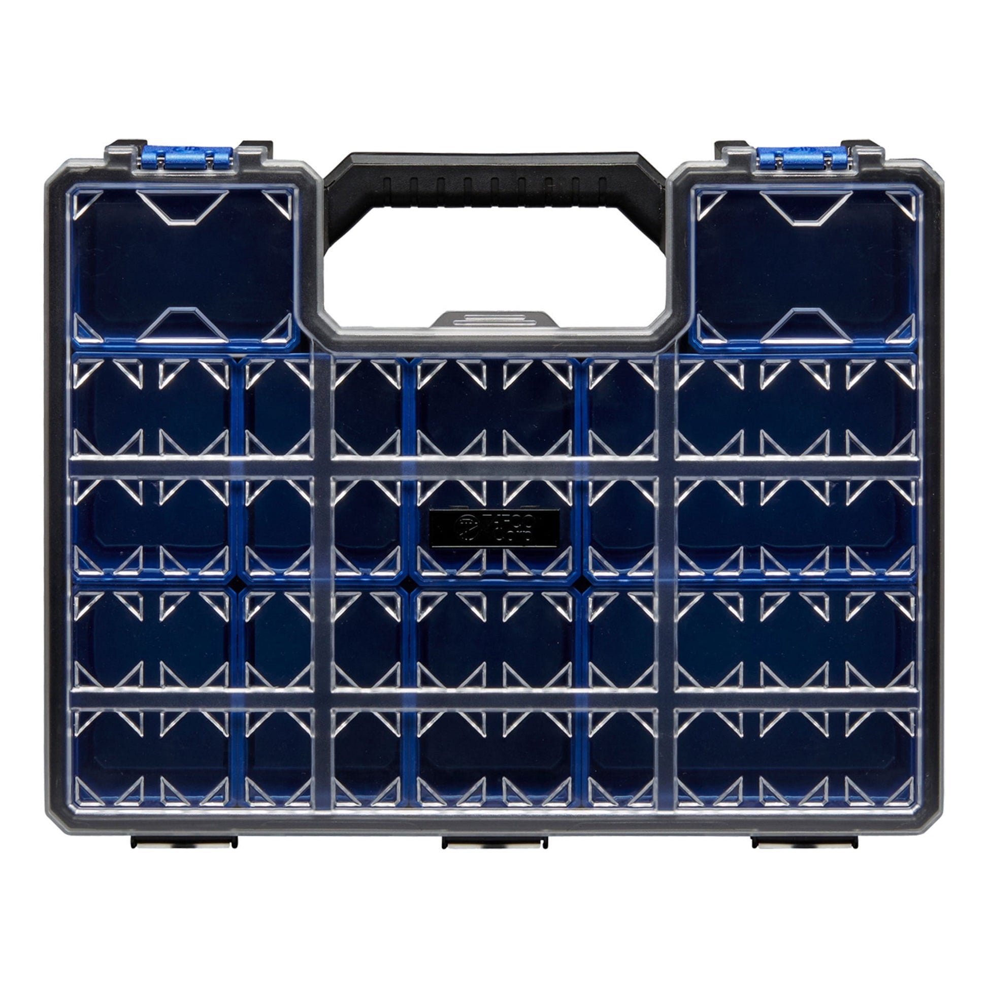TAFCO 10-Compartment Pro-Go Deep Cup Small Parts Organizer, Orange