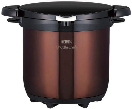 THERMOS Vacuum heat preservation conditioner Shuttle chef 4.5L Clear brown KBG-4500 CBW