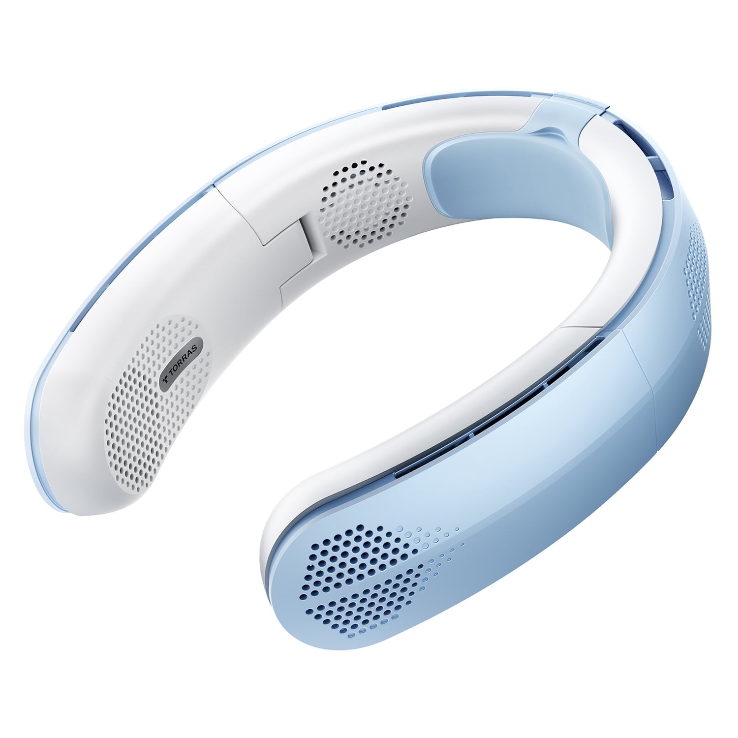 TORRAS Portable Foldable Neck Fan, COOLiTE with 4,000-mAh Battery (Light Blue), X00FG2D002