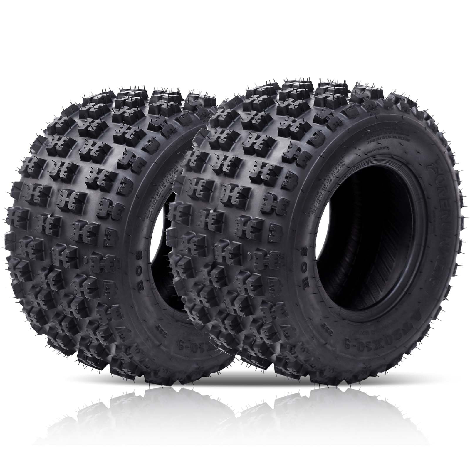 TROPOW Tires, 2-Pack ATV Tires – 26x11-12, 6-Ply Tubeless, Mars Series for Superior Mud & Trail Performance