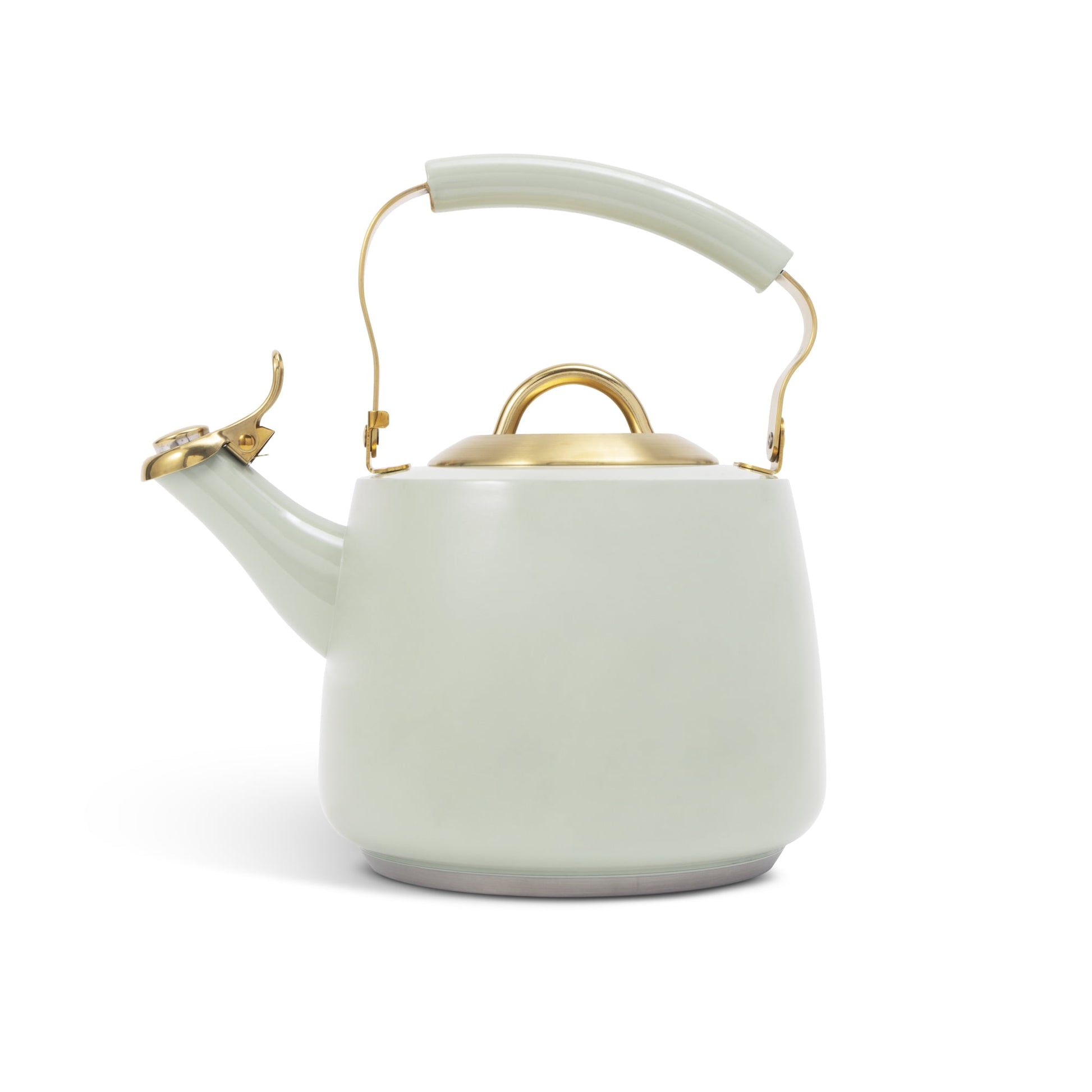 Thyme & Table Stainless Steel 1.8L Stovetop Tea Kettle - Mint & Gold