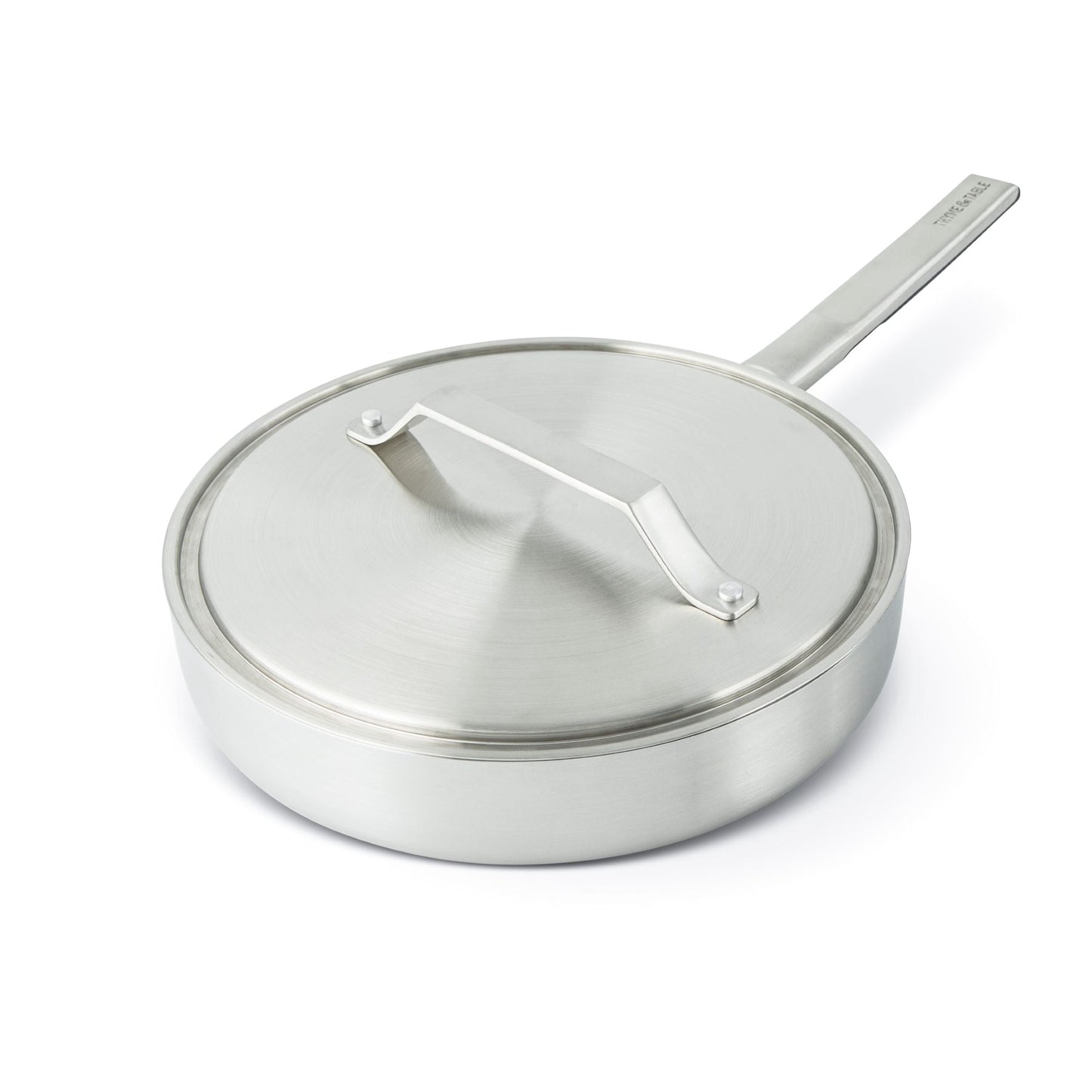 Thyme & Table Slate 10" Stainless Steel Fry Pan - Slate