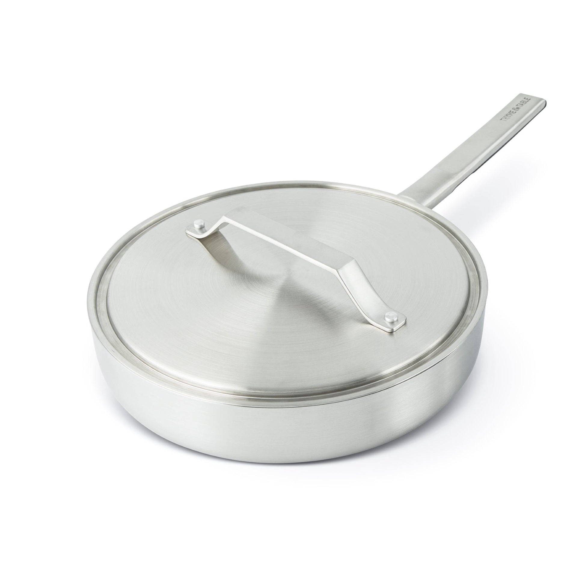 Thyme & Table Slate 10" Stainless Steel Fry Pan - Slate