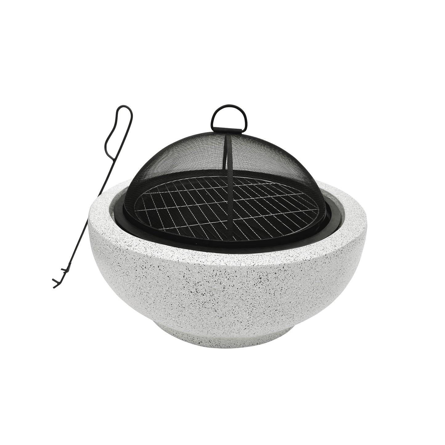 Teamson Home Outdoor 23.62" Wood Burning Fire Pit