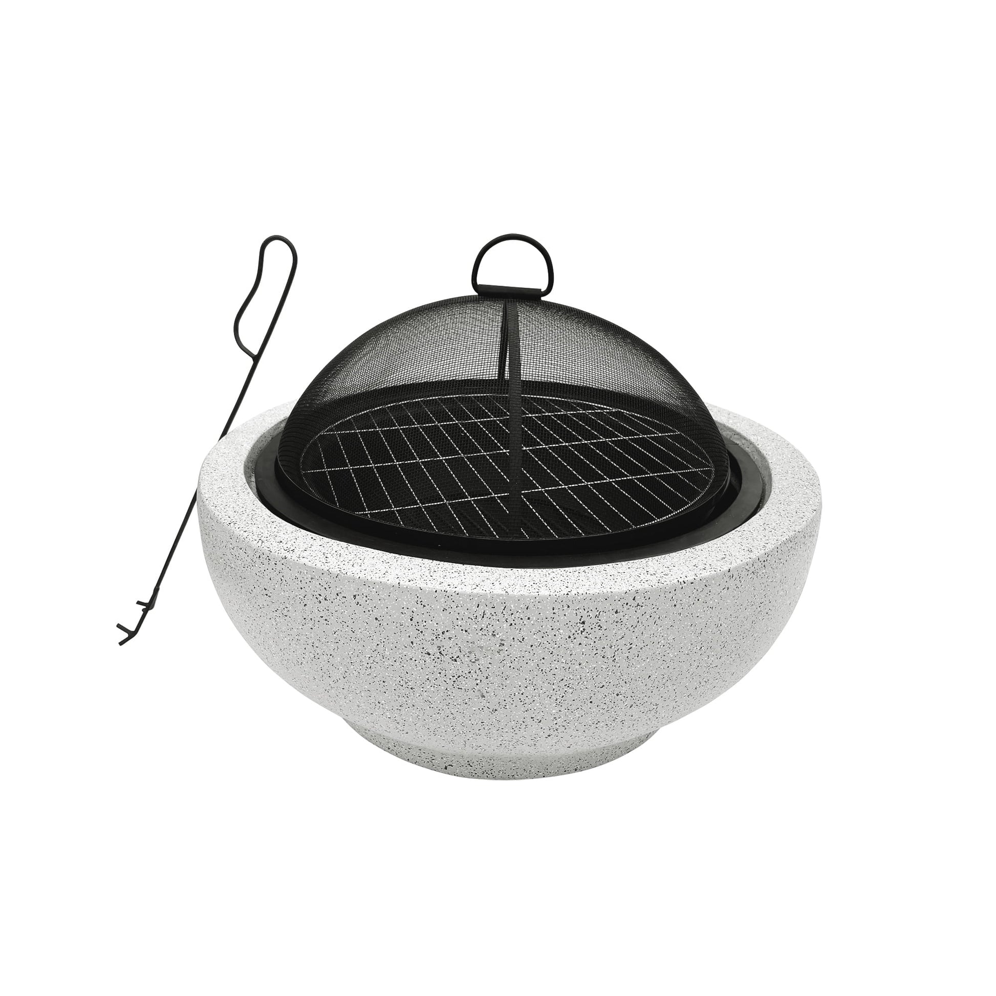 Teamson Home Outdoor 23.62" Wood Burning Fire Pit