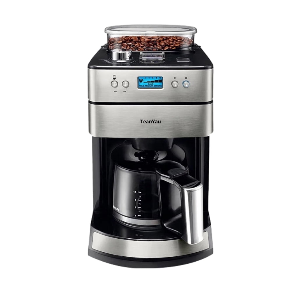 TeanYau Electric coffee brewers, Simply Brew 5 Cup Coffee Maker, Cold Brew, Drip Free & Keep Warm Functions, Stainless Steel Coffee Machine