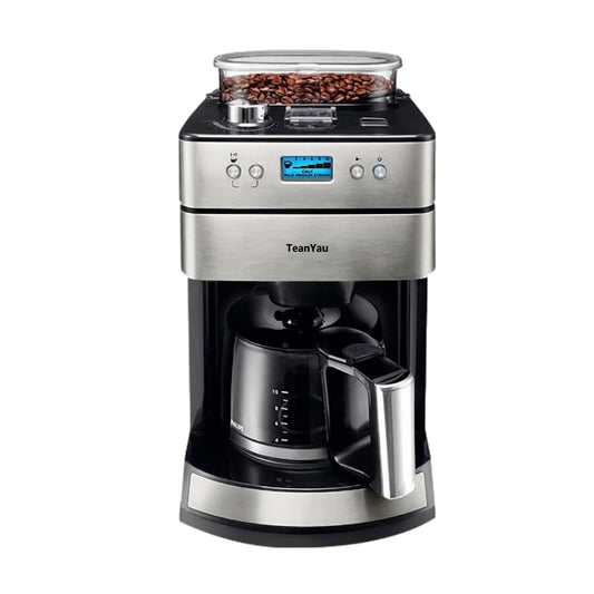 TeanYau Electric coffee brewers, Simply Brew 5 Cup Coffee Maker, Cold Brew, Drip Free & Keep Warm Functions, Stainless Steel Coffee Machine