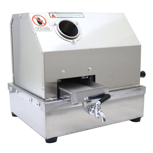 Techtongda Manual Sugar Cane Juicer Machine 3 Rollers Sugarcane Juicer Squeezer Machine with Sugar Cane Inlet