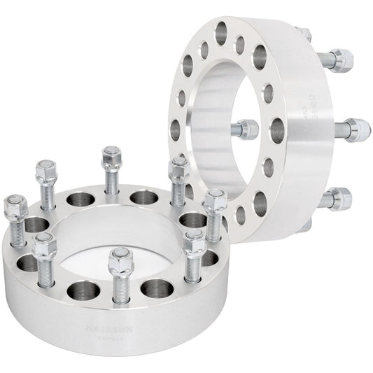 Teledu 2Pcs 2" Thick 50mm 8x6.5 to 8x180 Wheel Spacers Adapter For Chevy GMC Hummer