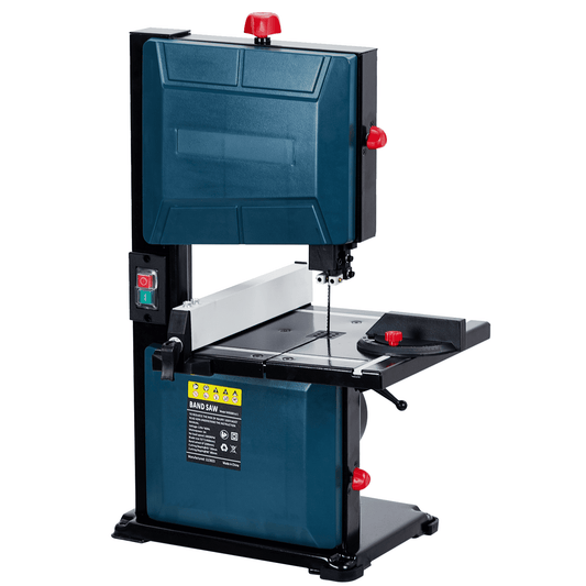 Telyswee 8" Bandsaw, 1800FPM Benchtop Bandsaw with Removable Safty Key, 0-45 Tilting Range, 3-Amp Saw For Cutting Wood with Fence and Miter Gauge, Band Saws for Woodwork