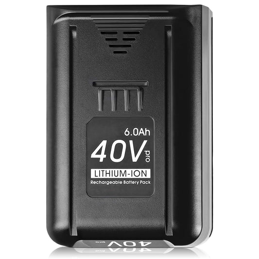 TenHutt 40V 6.0Ah Replacement for Kobalt 40V Battery Rechargeable Lithium Ion Cordless Power Tool Battery KB540C-06 KB245-06 KB240-06 Kb540-06