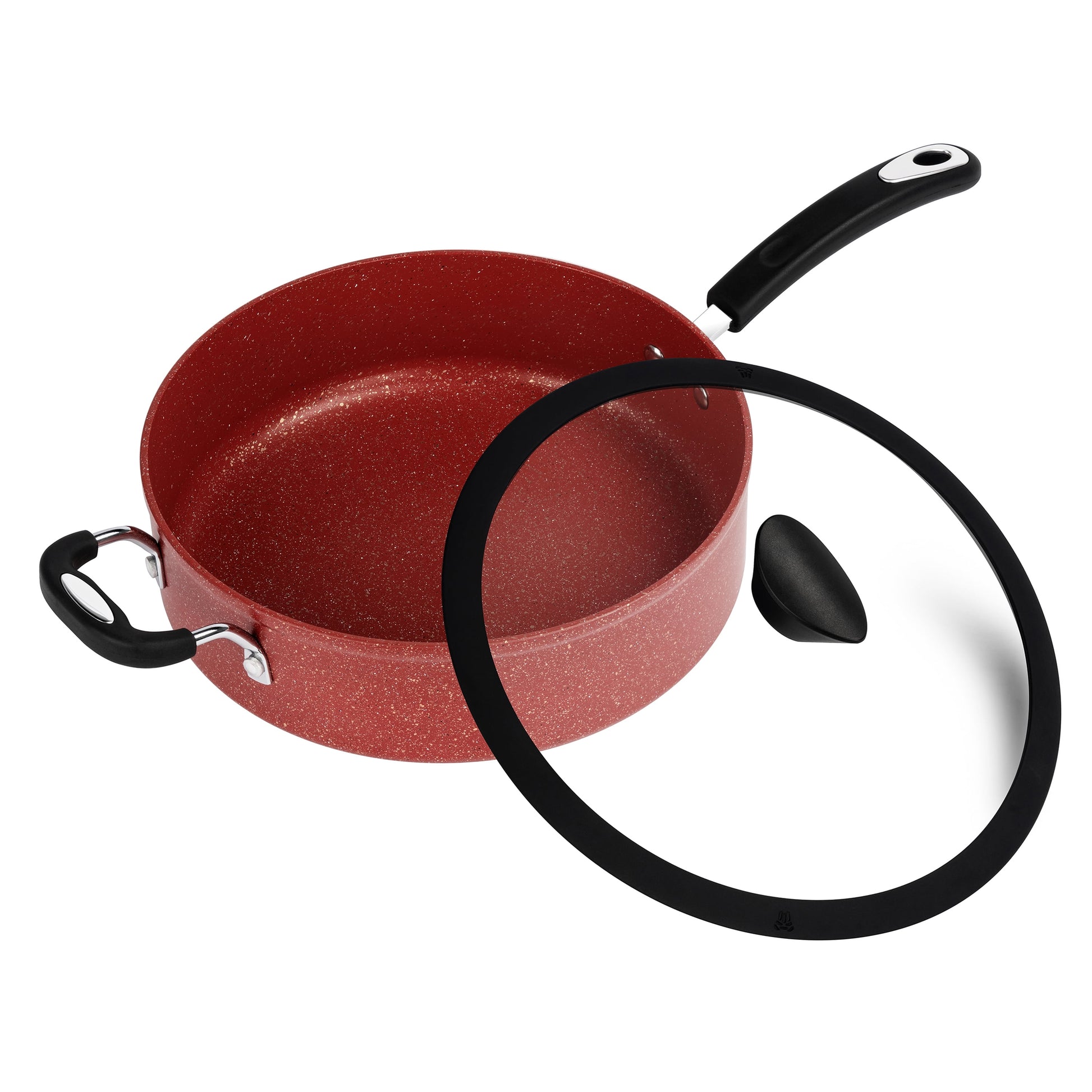 The All-In-One Stone Sauce Pan by Ozeri 100% APEO, GenX, PFBS, PFOS, PFOA, NMP and NEP-Free German-Made Coating