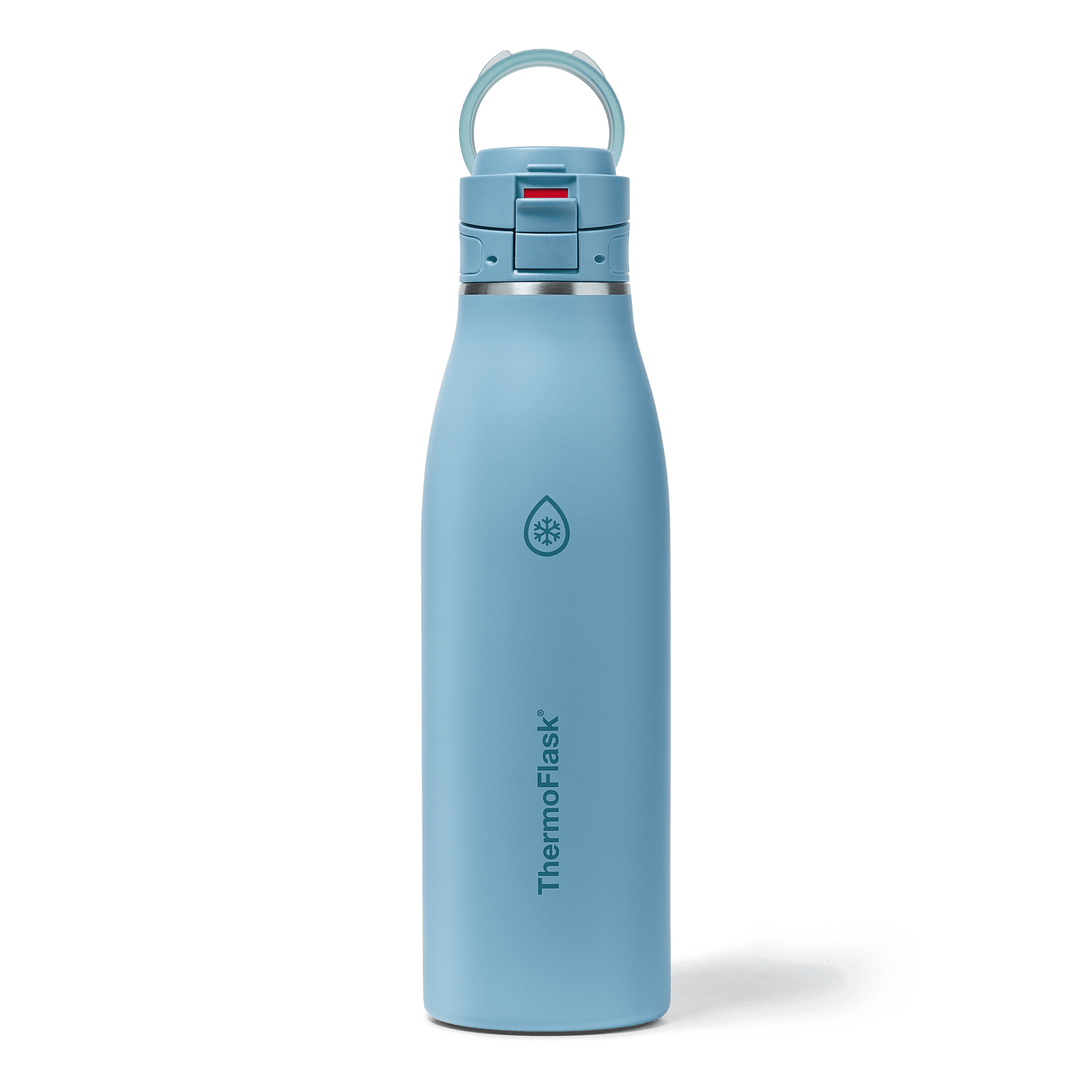 ThermoFlask Traveler 25 oz Insulated Travel Coffee Mug, Durable Stainless Steel, BPA-Free, Dishwasher Safe, Shaded Teal