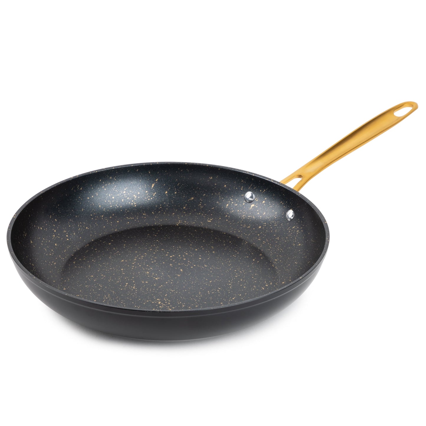 Thyme & Table SartÃ©n para FreÃ­r de 12 Pulgadas Antiadherente Negro Dorado ColecciÃ³n Signature