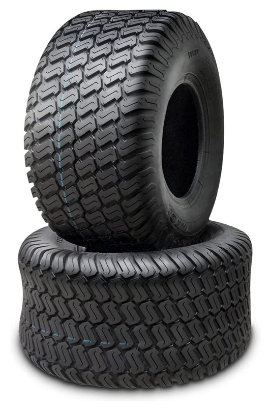 TiaGOC 15X6.5-8 Lawn Mower Tractor Cart Turf Tires 4 Ply 15x6.5x8 -Set 2-13018