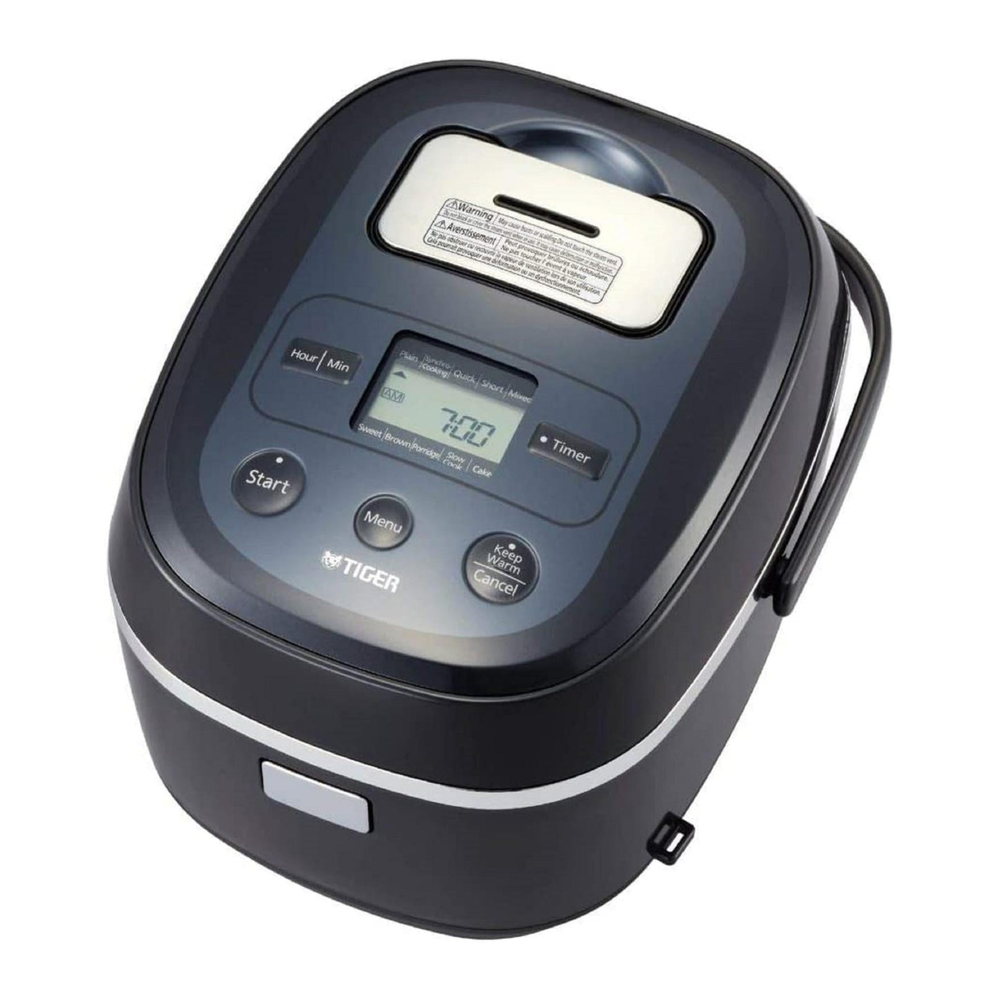 Tiger JBX-A18U 10-Cup Capacity Easy-to-Clean Micom Electric Rice Cooker (Black and Stainless Steel)