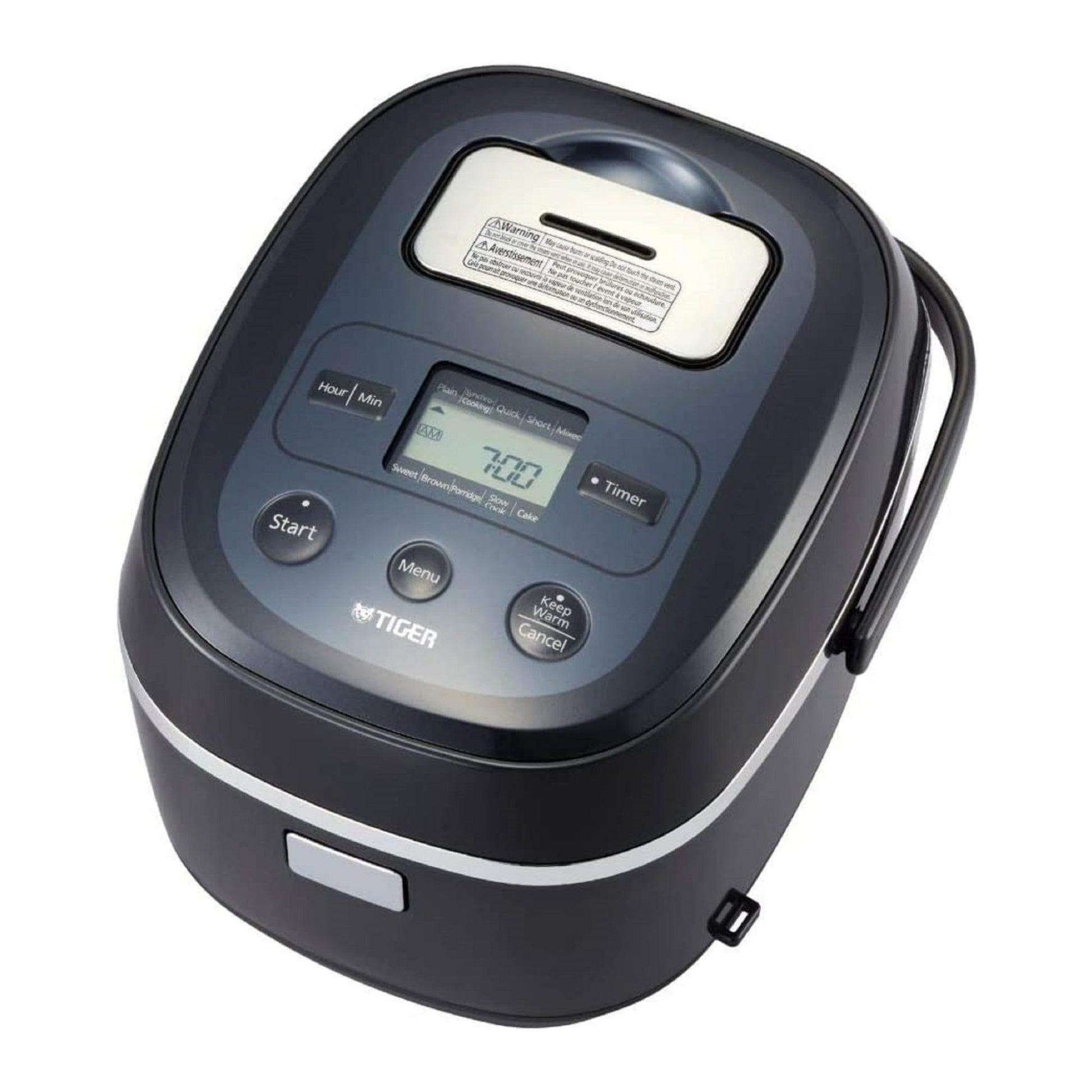 Tiger JBX-A18U 10-Cup Capacity Easy-to-Clean Micom Electric Rice Cooker (Black and Stainless Steel)