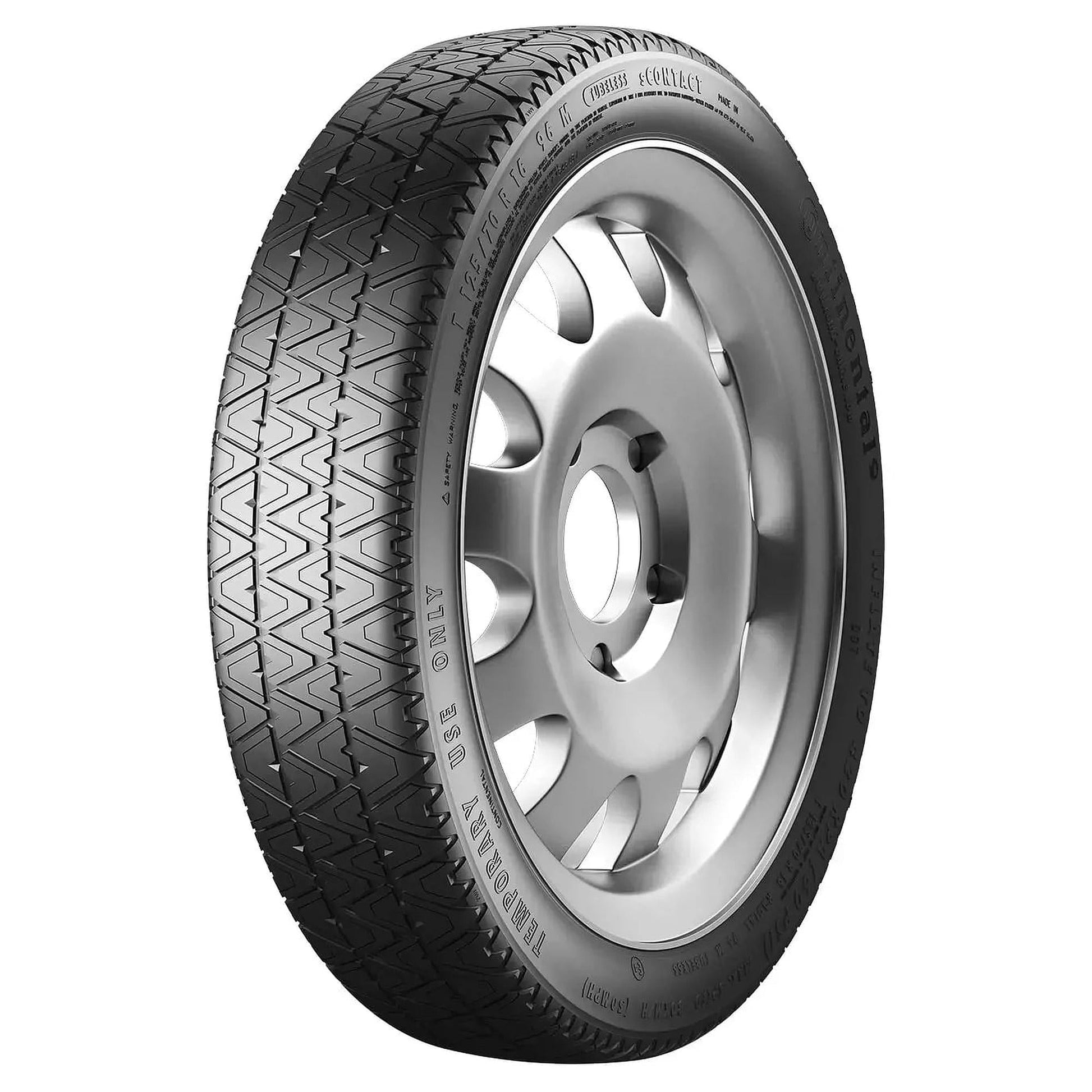 Continental sContact T125/90R16 98M Temp Spare Tire